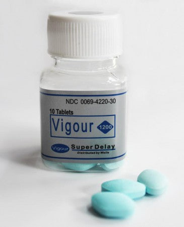 Vigour 1200 Super Delay - 10 Comprimidos - realprazer